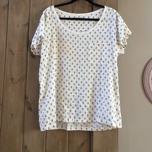 Gap Anchor Print Blouse