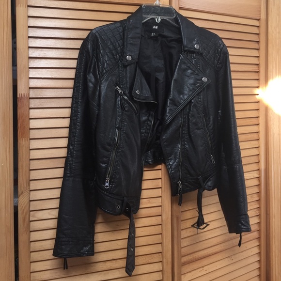 Imitation Leather Jacket