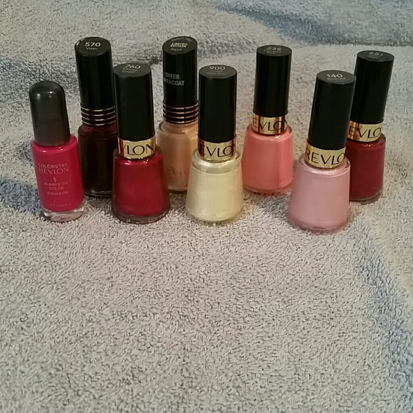8 Revlon Nail Polishes