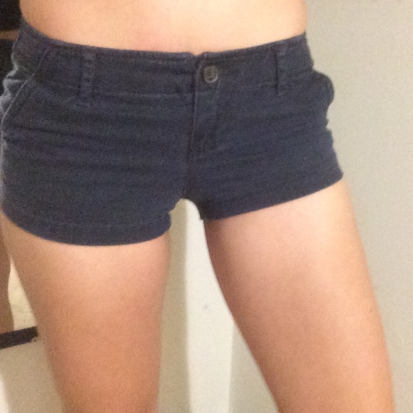 Hollister Navy Blue Shorts