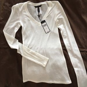 BCBG  MaxAzaria wool blend fine knit sweater