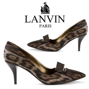 2X HOST PICKLanvin Leopard Print Pumps