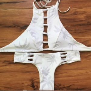 M WHITE TREE BRAZILIAN BIKINI