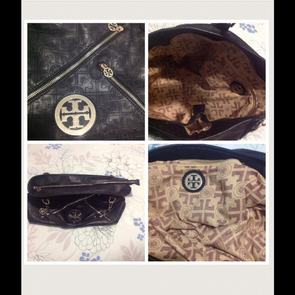 Tory Burch black leather tote - Picture 4 of 4