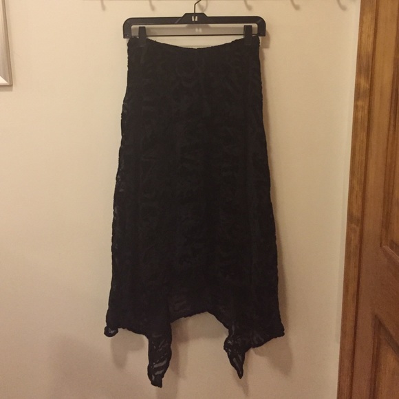 Velvet burnout skirt