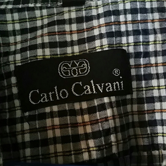 Carlo Calvani Short Sleeve Button Down Shirt - Picture 2 of 2