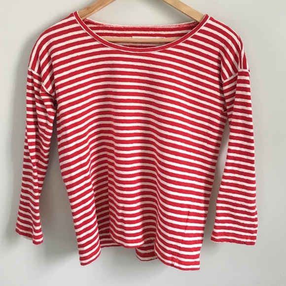 Madewell Tops - Classic red and white Madewell striped tee Madewell Tops - Classic red and white Madewell striped tee