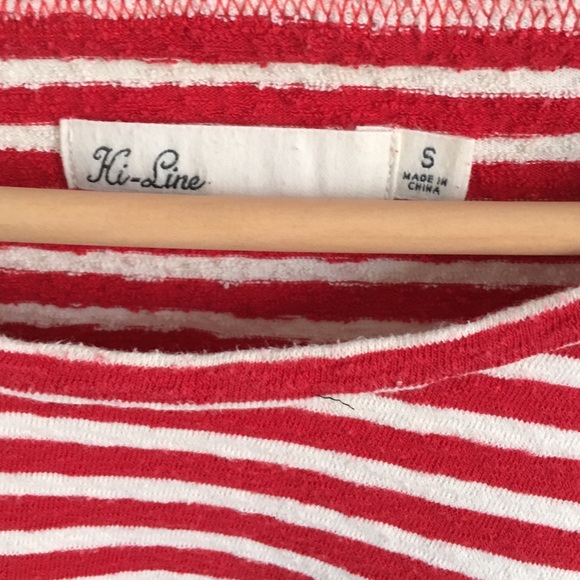 Madewell Tops - Classic red and white Madewell striped tee Madewell Tops - Classic red and white Madewell striped tee