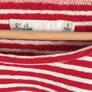 Madewell Tops - Classic red and white Madewell striped tee Madewell Tops - Classic red and white Madewell striped tee