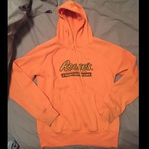 Orange Reese's hoodie