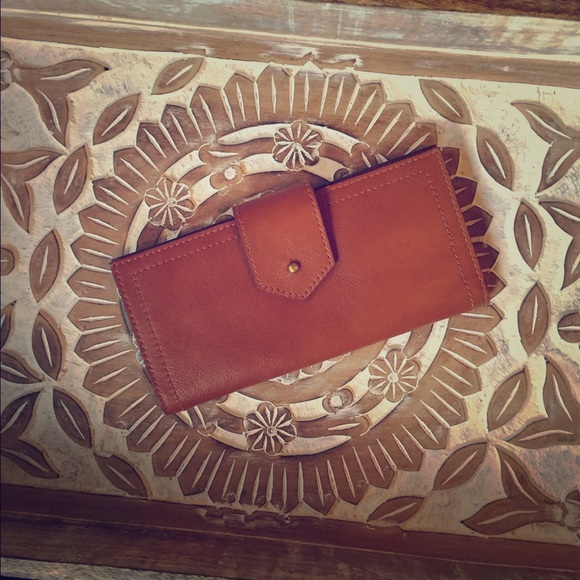 Leather wallet from Madewell