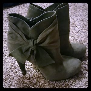 Gianni Bini Grey Ankle Booties
