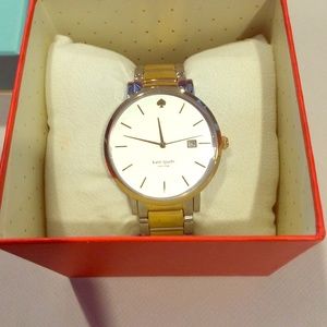 Kate Spade "Grammercy Grand" Two-Tone Watch