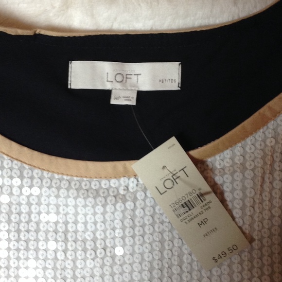 Loft Sequined Blouse - Picture 3 of 3