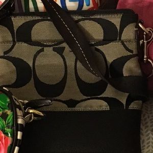 Black Coach shoulder bag