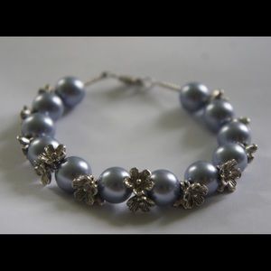Sterling silver and lavender pearls