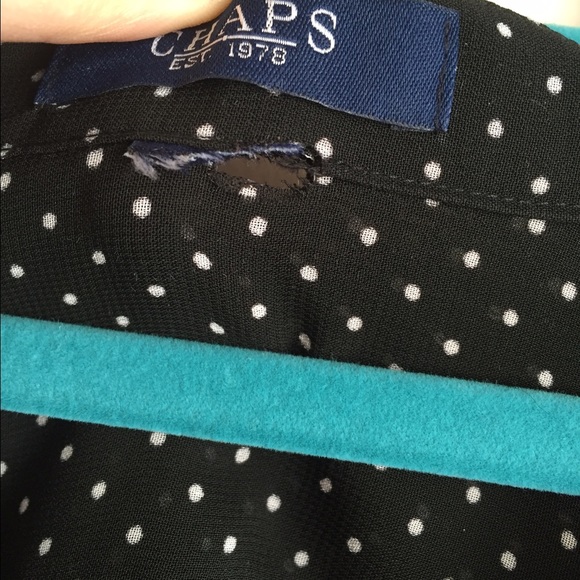 Sheer Polka Dot Blouse - Picture 3 of 4