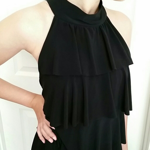 Ruffle Halter tunic top