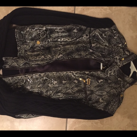 Coogi snake skin jacket worn 1x