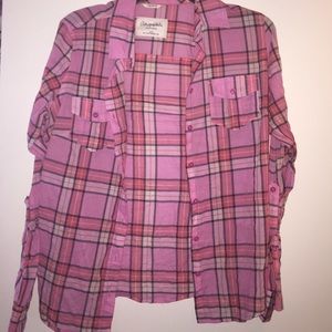 Pink Aeropostale flannel
