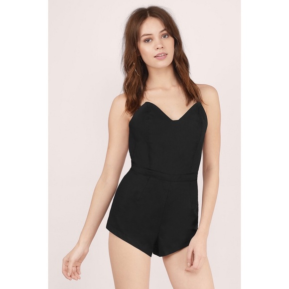 Tobi Pants - Got A Point black Tobi romper