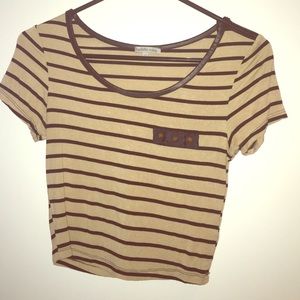Striped crop top