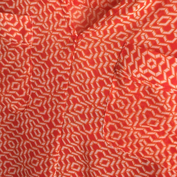 Sheer Patterned Blouse with Cami included - Picture 2 of 4