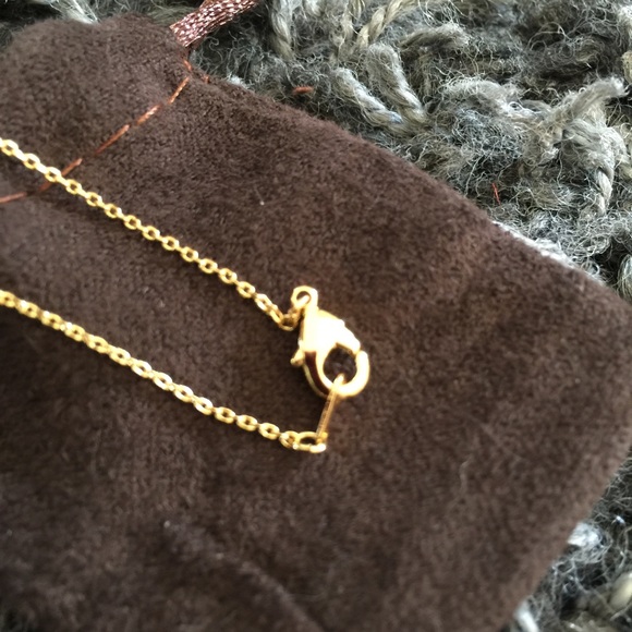 Gold Toned Mini Elephant Necklace - Picture 4 of 4