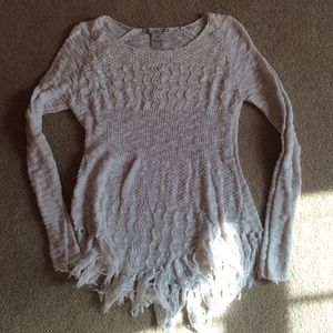 American rag fringe sweater