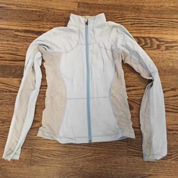 Lululemon blue zip sweatshirt with mesh