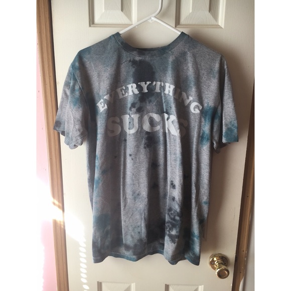 Hot Topic Tops - Everything Sucks Tie Dye Tee
