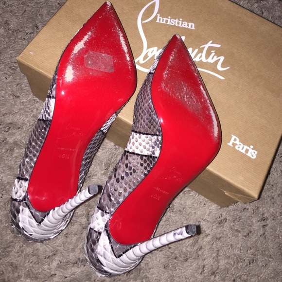 Authentic CL So Kate Python Croisade 120mm - Picture 3 of 4