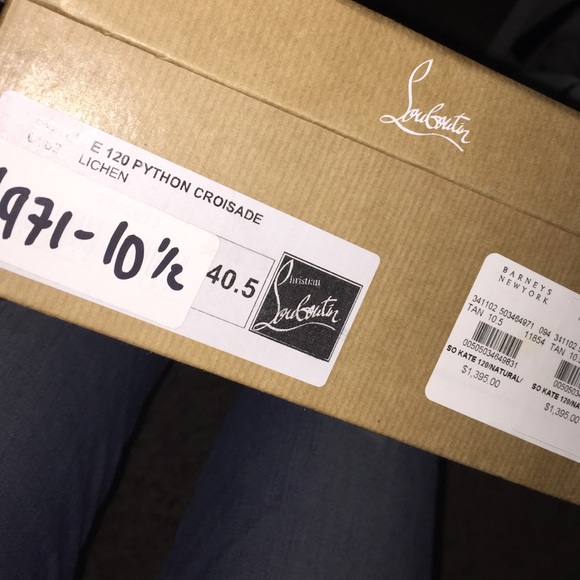 Authentic CL So Kate Python Croisade 120mm - Picture 4 of 4