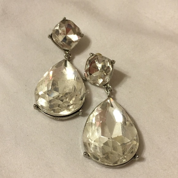 Large tear drop earrings