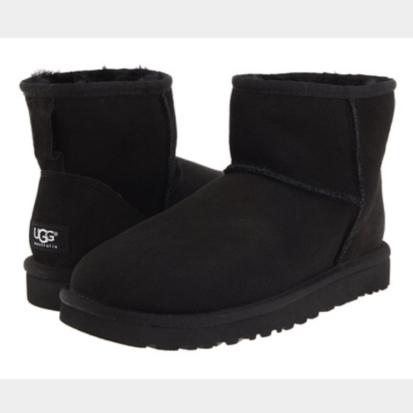 Black UGG classic mini boots