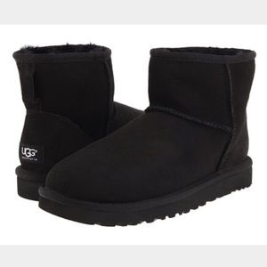 Black UGG classic mini boots