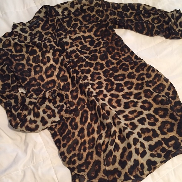 Leopard style tunic