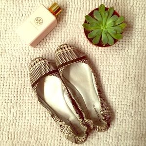 Aztec Print Ballet Flats