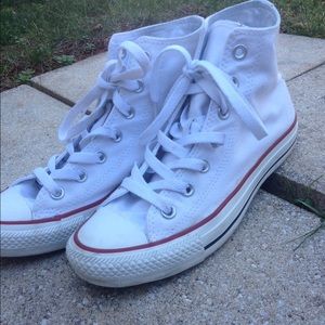 white high top converse