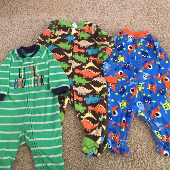 Infant Boy's Footed Pajamas