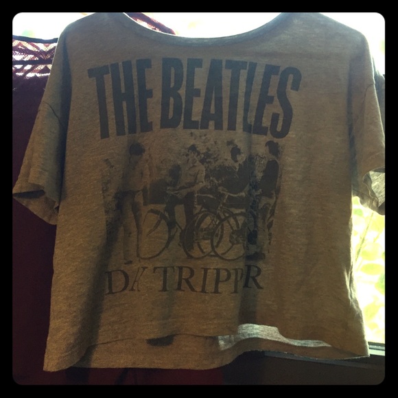 Day Tripper Beatles shirt!!!  (Crop top)