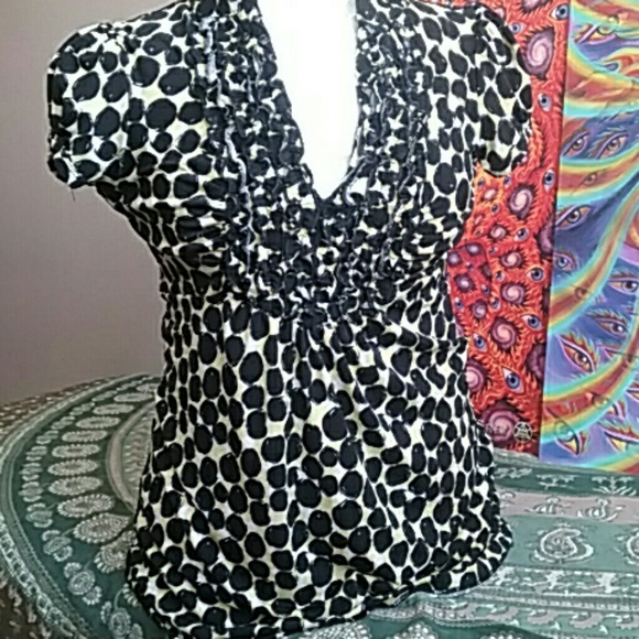 Heart and Soul polka dot top