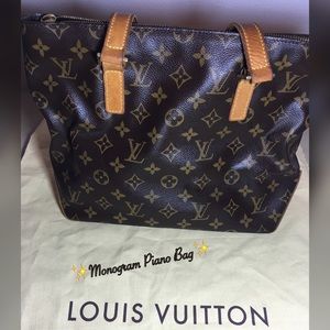 100% Authentic Louis Vuitton Monogram Piano Bag