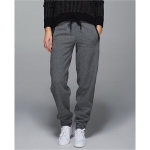 Lululemon Gray Fleece Sweatpants