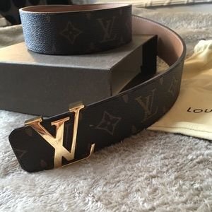 100% authentic Brown monogram LV belt 30-32"
