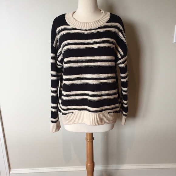 H&M Striped Knit Sweater