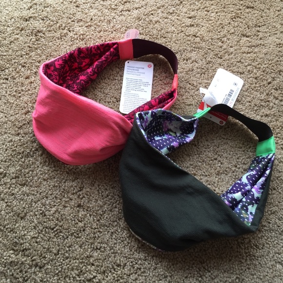 🎯Price Firm🎯2x Lululemon Fringe Fighter Headband - Picture 2 of 4