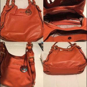 Authentic Michael Kors Orange Handbag