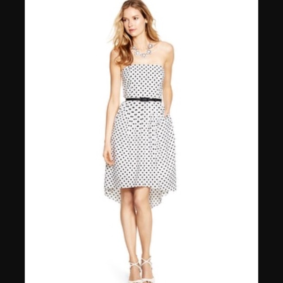 WHBM Strapless Polka Dot Dress FINAL PRICE