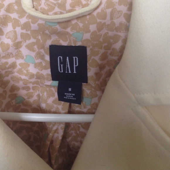 Ivory gap pea coat - Picture 3 of 4